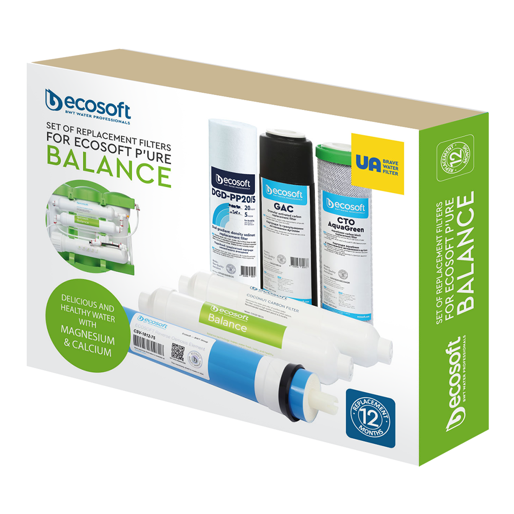 FILTRA VJETOR ECOSOFT P`URE BALANCE & SENSE