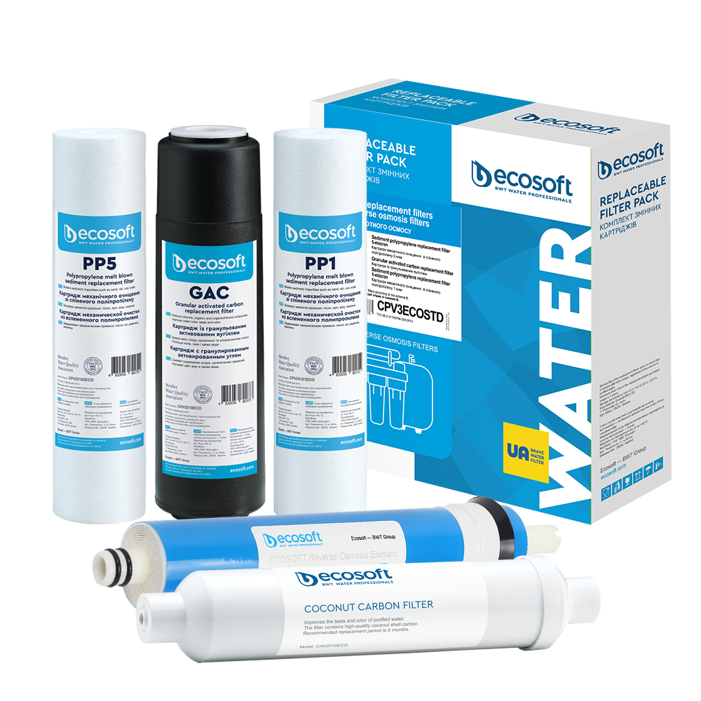 SET ME 5 FILTRA ECOSOFT PA MINERALIZUES